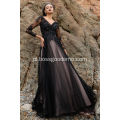 Black Lmperial Long Rleeve Wedding Sukiet